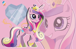 Size: 1024x663 | Tagged: safe, artist:stamayostudio, princess cadance, alicorn, pony, female, horn, solo, zoom layer