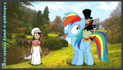 Size: 658x373 | Tagged: safe, edit, editor:i-shooped-a-pwny, rainbow dash, pegasus, pony, amazing horse, weebles stuff