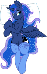 Size: 6000x9372 | Tagged: safe, artist:dfectivedvice, artist:mactavish1996, princess luna, alicorn, pony, semi-anthro, .svg available, absurd resolution, clothes, female, lidded eyes, lying down, mare, on back, simple background, socks, solo, spread wings, transparent background, vector