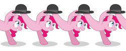 Size: 4300x1750 | Tagged: safe, artist:dahtamnay, pinkie pie, earth pony, pony, female, mare, pink coat, pink mane, solo