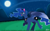 Size: 5336x3344 | Tagged: safe, artist:glitterstar2000, princess luna, alicorn, pony, cloven hooves, moon, open mouth, raised hoof, solo