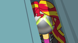 Size: 384x215 | Tagged: safe, edit, edited screencap, screencap, sunset shimmer, equestria girls, equestria girls (movie), shimmer peekaboo, xbox, xbox one