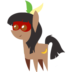 Size: 1080x1080 | Tagged: safe, artist:archooves, oc, oc:kuruminha, pony, bangs, brazil, brchan, face paint, indigenous brazilian, nation ponies, pointy ponies, ponified, simple background, transparent background, vector