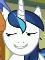 Size: 243x324 | Tagged: safe, screencap, shining armor, spearhead, pony, unicorn, a flurry of emotions, cropped, cute, shining adorable, smiling