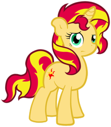 Size: 834x958 | Tagged: safe, artist:furrgroup, sunset shimmer, pony, unicorn, simple background, solo, transparent background, vector