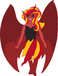 Size: 442x579 | Tagged: safe, artist:starry-seas, sunset satan, sunset shimmer, equestria girls, simple background, solo, transparent background, vector