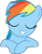 Size: 900x1157 | Tagged: safe, artist:stayeend, rainbow dash, pegasus, pony, simple background, transparent background, vector