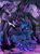 Size: 3000x4091 | Tagged: safe, artist:dracojayproduct, nightmare moon, princess luna, alicorn, pony, comic:lunar isolation, absurd resolution, badass, comic, glowing eyes