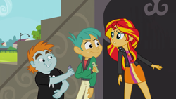 Size: 1023x575 | Tagged: safe, snails, snips, sunset shimmer, equestria girls, equestria girls (movie), iphone