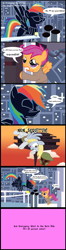 Size: 640x2415 | Tagged: safe, artist:shiki01, derpy hooves, rainbow dash, scootaloo, pegasus, pony, as presented by ponies, crossover, female, mare, non sequitur, star wars