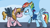 Size: 900x500 | Tagged: safe, artist:kirajoleen, rainbow dash, oc, pegasus, pony, wonderbolts academy, artificial alicorn