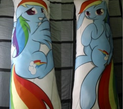 Size: 1620x1440 | Tagged: safe, artist:theparagon, rainbow dash, pegasus, pony, body pillow, body pillow design, pillow