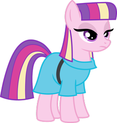 Size: 1024x1074 | Tagged: safe, artist:blah23z, maud pie, princess cadance, earth pony, pony, clothes, female, mare, palette swap, solo