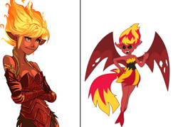 Size: 1493x1068 | Tagged: safe, sunset satan, sunset shimmer, equestria girls, equestria girls (movie), jezebeth, might and magic