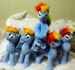 Size: 1974x1854 | Tagged: safe, artist:rens-twin, rainbow dash, irl, photo, plushie