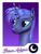 Size: 2448x3264 | Tagged: safe, artist:vasillium, prince artemis, princess luna, alicorn, pony, rule 63, solo