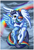 Size: 608x900 | Tagged: safe, artist:black-namer, rainbow dash, soarin', pegasus, pony, blushing, eyes closed, female, flying, hug, male, rainbow, shipping, smiling, soarindash, straight