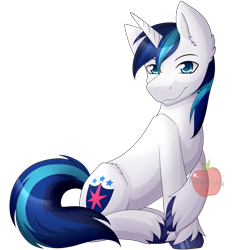 Size: 4000x4000 | Tagged: safe, artist:nana-yuka, shining armor, pony, unicorn, absurd resolution, male, simple background, smiling, solo, stallion, transparent background