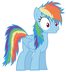 Size: 856x934 | Tagged: artist needed, safe, rainbow dash, pegasus, pony, simple background, transparent background, vector