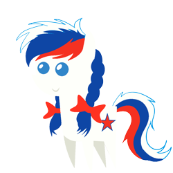 Size: 1080x1080 | Tagged: safe, artist:archooves, oc, oc:marussia, earth pony, pony, female, mare, nation ponies, pointy ponies, ponified, russia, simple background, solo, transparent background, vector