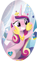 Size: 387x644 | Tagged: safe, artist:amy mebberson, princess cadance, alicorn, pony, cropped, good night baby flurry heart, solo