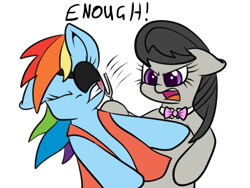 Size: 640x480 | Tagged: safe, artist:scramjet747, octavia melody, rainbow dash, earth pony, pegasus, pony, eyepatch, pirate dash, simple background, transparent background, tuning fork