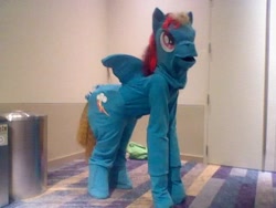 Size: 640x480 | Tagged: safe, rainbow dash, cosplay, irl, nightmare fuel, photo