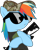 Size: 799x1011 | Tagged: safe, artist:totallynotabronyfim, rainbow dash, pegasus, pony, ar15, body armor, clothes, gun, hat, sunglasses, toothpick, vest