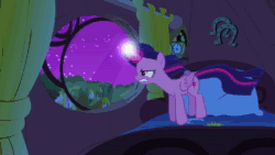 Size: 1920x1080 | Tagged: safe, edit, edited screencap, screencap, shining armor, twilight sparkle, twilight sparkle (alicorn), alicorn, pony, unicorn, twilight's kingdom, animated, funny, funny as hell, moon, ponies the anthology vi, rick and morty, royal guard, screaming, screaming sun, sound, sun, webm, youtube link