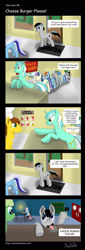 Size: 1024x3017 | Tagged: safe, bon bon, derpy hooves, lyra heartstrings, minuette, rainbow dash, sweetie drops, oc, pegasus, pony, comic, female, mare