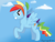 Size: 2000x1500 | Tagged: safe, artist:regxy, rainbow blitz, rainbow dash, pegasus, pony, male, rule 63, stallion