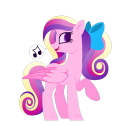 Size: 768x768 | Tagged: safe, artist:carouselunique, princess cadance, alicorn, pony, pegasus cadance, solo, teen princess cadance