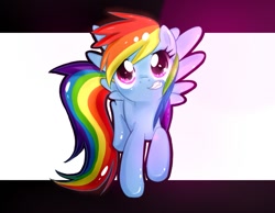 Size: 863x668 | Tagged: safe, artist:littlemisscannibal, rainbow dash, pegasus, pony, female, mare, simple background, solo