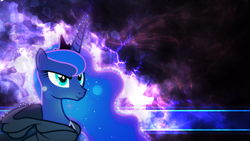 Size: 3840x2160 | Tagged: safe, artist:game-beatx14, artist:iphstich, princess luna, alicorn, pony, 4k, clothes, hoodie, solo, wallpaper