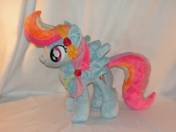 Size: 800x600 | Tagged: safe, artist:karasunezumi, rainbow dash, crystallized, irl, photo, plushie, solo