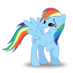 Size: 2400x2400 | Tagged: safe, artist:foxtail8000, rainbow dash, pegasus, pony, simple background, svg, transparent background, vector