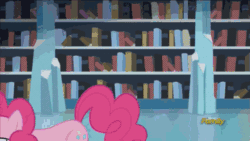 Size: 567x319 | Tagged: safe, edit, screencap, pinkie pie, princess flurry heart, rarity, shining armor, spike, starlight glimmer, dragon, earth pony, pony, unicorn, the crystalling, animated, bad end, earth shattering kaboom, exterminatus, flurry heart ruins everything, gif, hammerspace, meme, warhammer (game), warhammer 40k