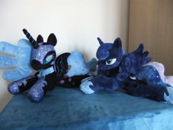 Size: 4000x3000 | Tagged: safe, artist:masha05, nightmare moon, princess luna, irl, photo, plushie