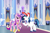 Size: 1024x668 | Tagged: safe, artist:arcgaming91, princess cadance, shining armor, alicorn, pony, unicorn, angry, argument