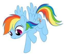 Size: 907x775 | Tagged: safe, artist:chano-kun, rainbow dash, pegasus, pony, blue coat, female, mare, multicolored mane