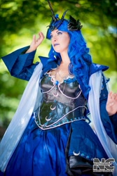 Size: 800x1199 | Tagged: safe, artist:cwseidman, princess luna, human, clothes, cosplay, costume, irl, irl human, photo, solo