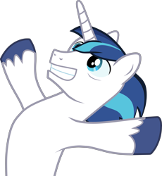 Size: 3743x4065 | Tagged: safe, artist:frownfactory, shining armor, pony, unicorn, once upon a zeppelin, .svg available, blue eyes, blue mane, blue tail, cute, horn, male, shining adorable, simple background, smiling, solo, stallion, svg, transparent background, vector