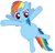 Size: 947x913 | Tagged: safe, rainbow dash, pegasus, pony, angry, preggo dash, pregnant, pregnant edit