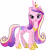 Size: 5000x5398 | Tagged: safe, artist:weegeestareatyou, princess cadance, alicorn, pony, absurd resolution, simple background, smug, solo, transparent background, vector