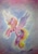 Size: 1737x2468 | Tagged: safe, artist:rainbowpegasusdash, princess cadance, alicorn, pony, eyes closed, flying, solo, traditional art, watercolor painting