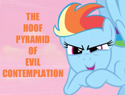 Size: 529x402 | Tagged: safe, edit, edited screencap, screencap, rainbow dash, pegasus, pony, the super speedy cider squeezy 6000, cropped, hooves, reaction image, solo