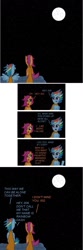 Size: 600x1808 | Tagged: safe, rainbow dash, scootaloo, pegasus, pony, blue coat, cyborg009, female, mare, multicolored mane