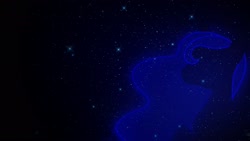 Size: 1920x1080 | Tagged: safe, artist:maximillian-alpine, princess luna, alicorn, pony, glowing mane, mane, minimalist, silhouette, solo, stars, wallpaper