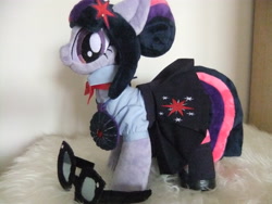 Size: 4000x3000 | Tagged: safe, artist:masha05, derpibooru import, sci-twi, twilight sparkle, pony, equestria girls, friendship games, absurd resolution, equestria girls ponified, glasses, irl, looking at you, magic capture device, photo, plushie, ponified, solo, unicorn sci-twi