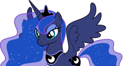 Size: 5557x3000 | Tagged: safe, artist:dashiesparkle, princess luna, alicorn, pony, to where and back again, absurd resolution, simple background, solo, transparent background, vector